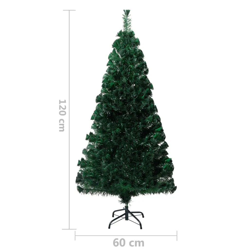 vidaXL Artificial Christmas Tree with Stand Green 120 cm PVC