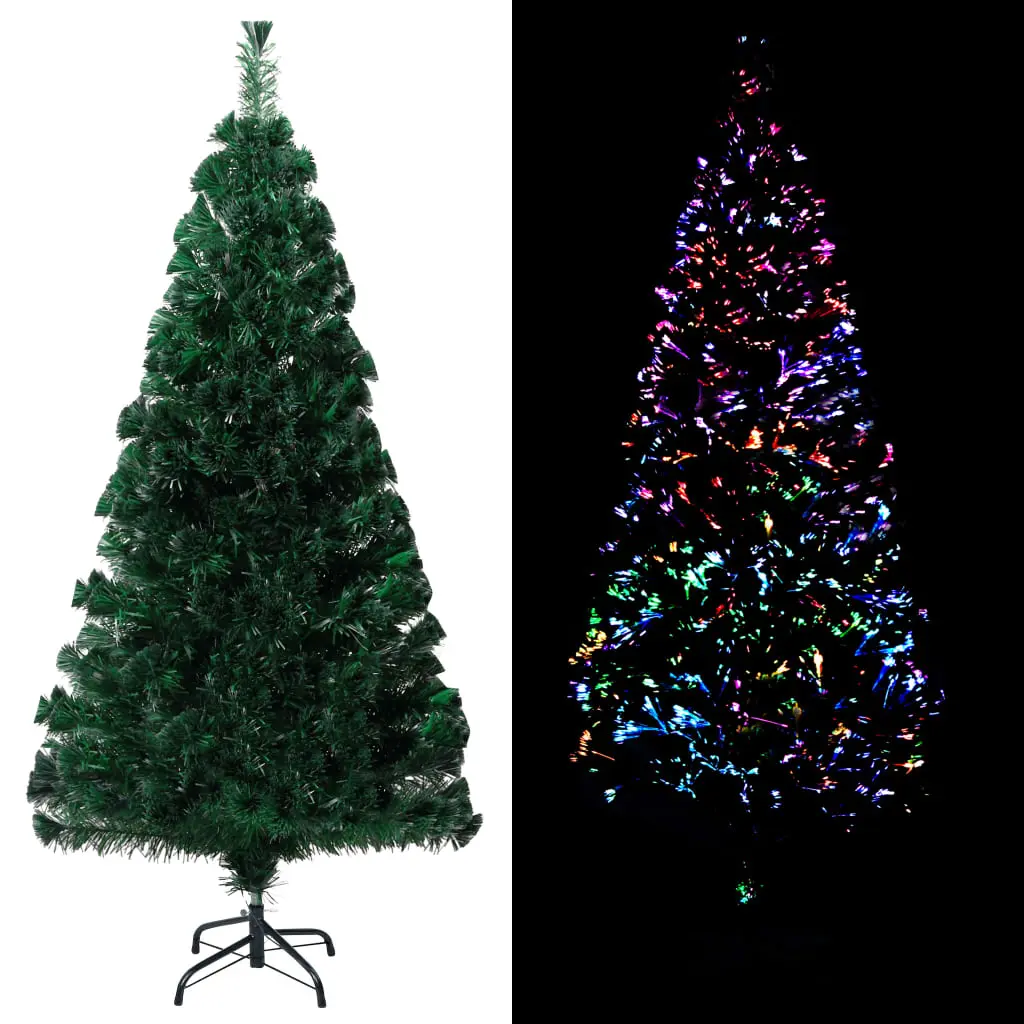 vidaXL Artificial Christmas Tree with Stand Green 120 cm PVC