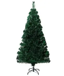 vidaXL Artificial Christmas Tree with Stand Green 150 cm PVC