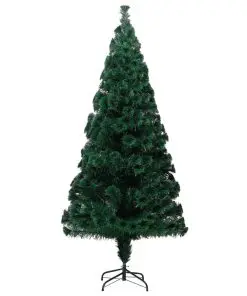 vidaXL Artificial Christmas Tree with Stand Green 180 cm PVC