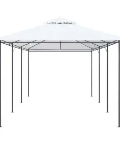 vidaXL Gazebo 600x298x270 cm White 180g/m²