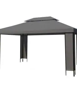 vidaXL Gazebo Anthracite 3×4 m