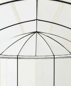 vidaXL Gazebo Cream White 5.3×3.5×2.65 m