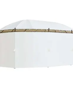 vidaXL Gazebo Cream White 5.3×3.5×2.65 m