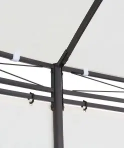 vidaXL Gazebo Cream White 5.3×3.5×2.65 m