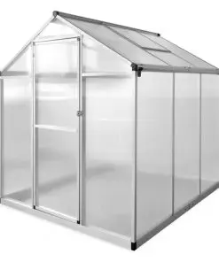 vidaXL Greenhouse Reinforced Aluminium 3.46 m²