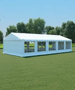 vidaXL Tent Fabric 5×10 m White