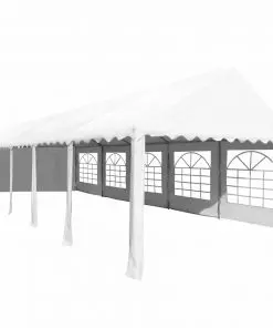 vidaXL Tent Fabric 5×10 m White