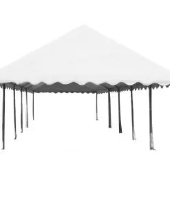 vidaXL Tent Fabric 5×10 m White