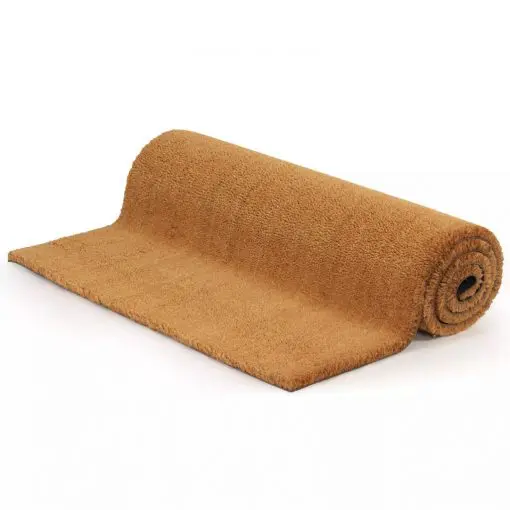 vidaXL Doormat Coir 24 mm 100×200 cm Natural
