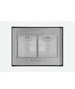 vidaXL Island Range Hood 90 cm LCD Display Touch Sensor 756 m³/h LED