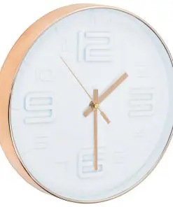 vidaXL Wall Clock Copper Look 30 cm