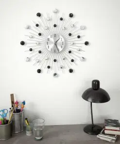 vidaXL Wall Clock with Quartz Movement Modern Design 50 cm