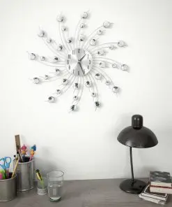 vidaXL Wall Clock with Quartz Movement Modern Design 50 cm