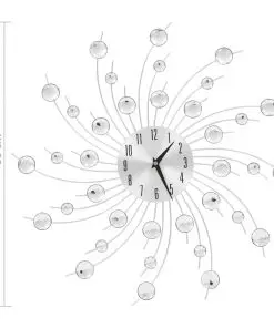 vidaXL Wall Clock with Quartz Movement Modern Design 50 cm