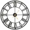 vidaXL Vintage Wall Clock with Quartz Movement Metal 60 cm XXL