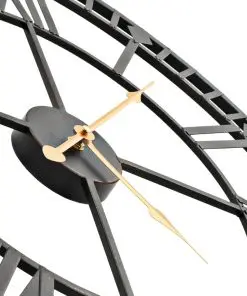 vidaXL Vintage Wall Clock with Quartz Movement Metal 60 cm XXL