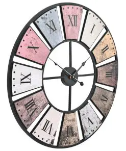 vidaXL Vintage Wall Clock with Quartz Movement 60 cm XXL