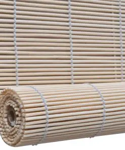 vidaXL Roller Blind Bamboo 150×160 cm Natural