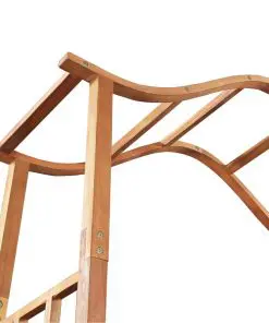 vidaXL Garden Arch with Planter Solid Acacia Wood 180x40x218 cm