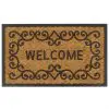 vidaXL Doormat Coir and Rubber 45×75 cm
