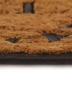 vidaXL Doormat Coir and Rubber 45×75 cm
