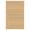 vidaXL Rug Bamboo 100×160 cm Natural