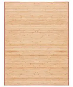vidaXL Rug Bamboo 150×200 cm Brown