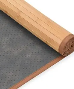vidaXL Rug Bamboo 160×230 cm Brown
