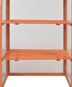 vidaXL Greenhouse Wood 75x47x109 cm
