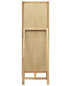 vidaXL Freestanding Mirror 48×46.5×150 cm Solid Oak Wood