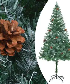 vidaXL Artificial Christmas Tree with Pinecones 180 cm