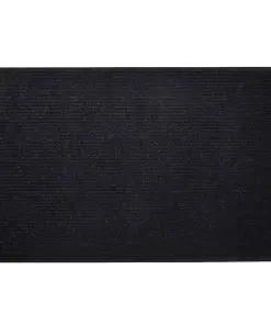 Black PVC Door Mat 180 x 240 cm