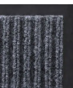 Grey PVC Door Mat 180 x 240 cm