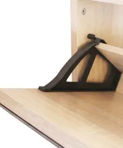 vidaXL Shoe Cabinet 2-Layer Mirror Oak 63x17x67 cm