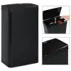 vidaXL Automatic Sensor Dustbin Black Steel 70 L