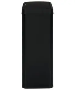 vidaXL Automatic Sensor Dustbin Black Steel 70 L