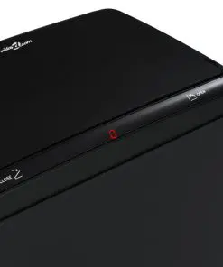 vidaXL Automatic Sensor Dustbin Black Steel 70 L