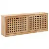 vidaXL Shoe Storage Bench 94x20x38 cm Solid Walnut Wood