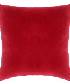 vidaXL Cushions Cotton Velvet 2 pcs 45×45 cm Red