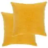 vidaXL Cushions Cotton Velvet 2 pcs 45×45 cm Yellow vidaXL Cushions Cotton Velvet 2 pcs 45×45 cm Yellow