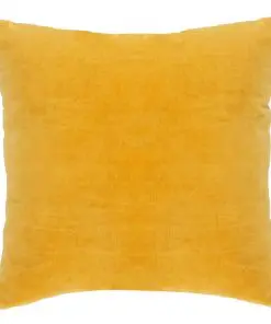 vidaXL Cushions Cotton Velvet 2 pcs 45×45 cm Yellow