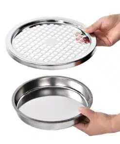 vidaXL Ashtray Dustbin Hotel 30 L Steel Grey