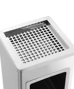 vidaXL Ashtray Dustbin Hotel 36 L Stainless Steel