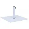 vidaXL Parasol Base White Steel Square 17 kg vidaXL Parasol Base White Steel Square 17 kg