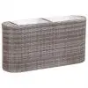 vidaXL Garden Raised Bed 80x25x40 cm Poly Rattan Grey vidaXL Garden Raised Bed 80x25x40 cm Poly Rattan Grey