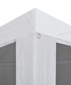 vidaXL Party Tent with 4 Mesh Sidewalls 3×3 m