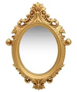 vidaXL Wall Mirror Castle Style 56×76 cm Gold