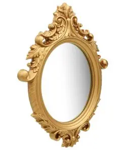 vidaXL Wall Mirror Castle Style 56×76 cm Gold