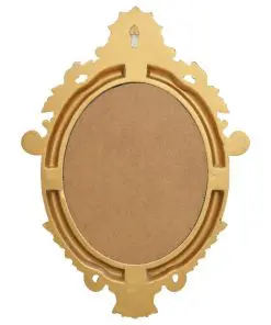 vidaXL Wall Mirror Castle Style 56×76 cm Gold